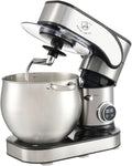 Royal Swiss Keukenmachine 12L – Mixer met Mengkom RVS – Planetaire Mixer 2000W – Deegkneder – Keukenmixer met Garde  Klopper(Zwart/Zilver)