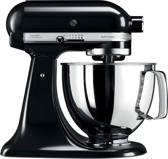 KitchenAid Artisan KSM175PSEOB - Keukenmachine - Onyx zwart