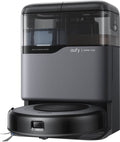 eufy Clean Omni C20 Robotstofzuiger met reinigingsstation - Robot Vacuum - 7.000 Pa Zuigkracht, Ronddraaiende Dweilpads, Met Objectdetectie, 8,5 cm Ultraplat Design, Zwart(Black)