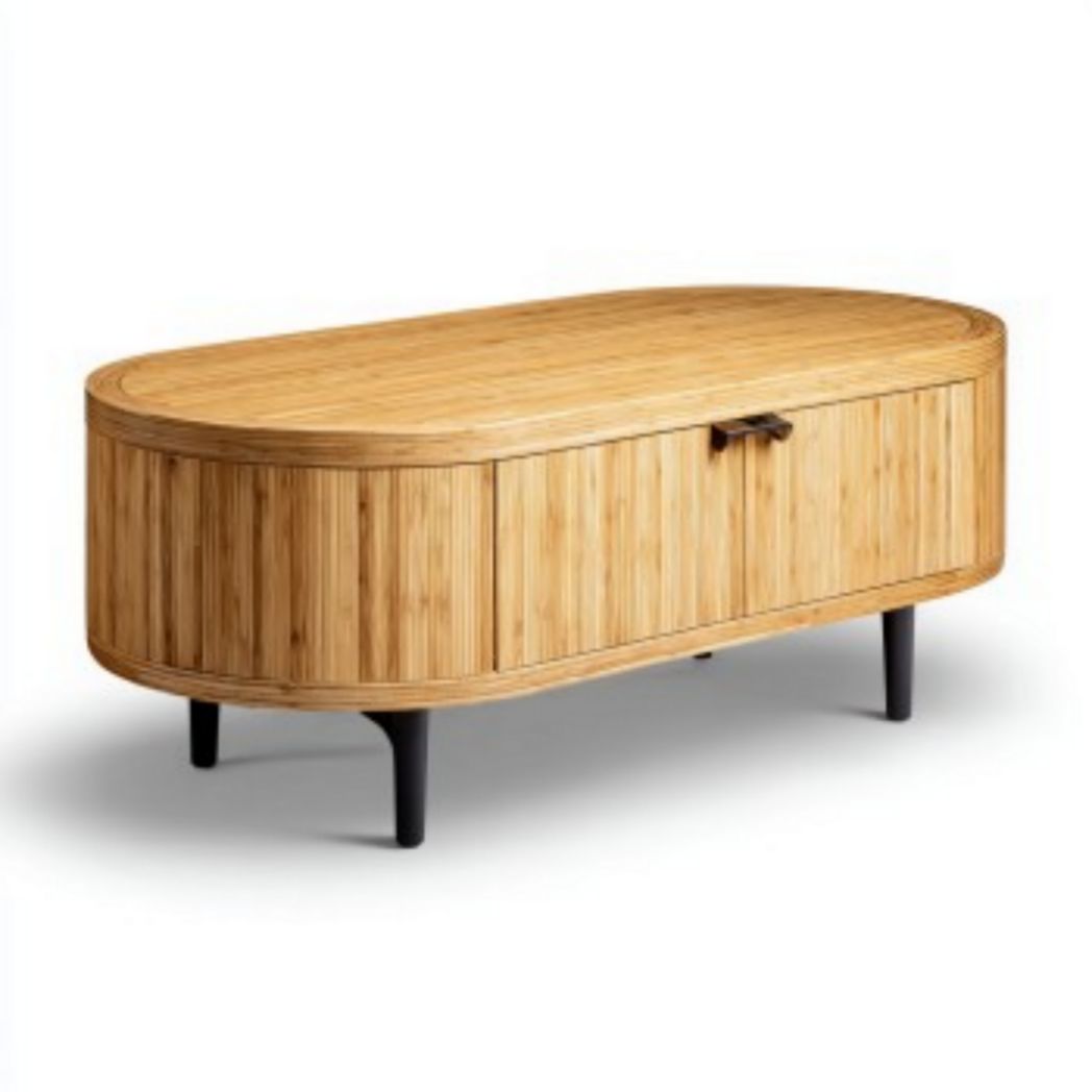 Bamboe salontafel voor de woonkamer - 120 x 60 x 45