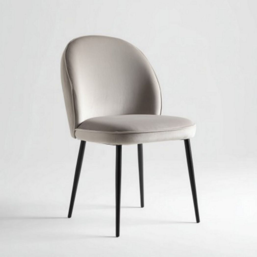 Eetstoel van stof voor de eetkamer - 45 x 45 x 85