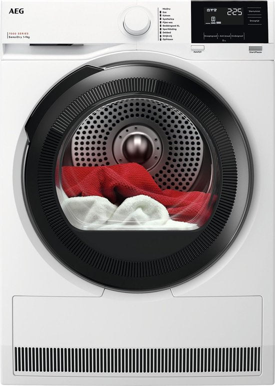 AEG TR739GP4B 7000 serie SensiDry - Wasdroger Warmtepompdroger - 9 kg