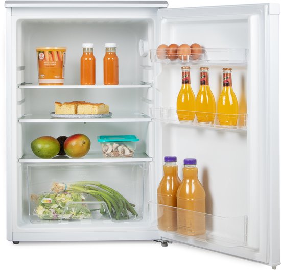 PRIMO PR197FR Koelkast Tafelmodel - Kleine Koelkast - 131L - 35 dB Stil - Energielabel C - Wit(Wit)