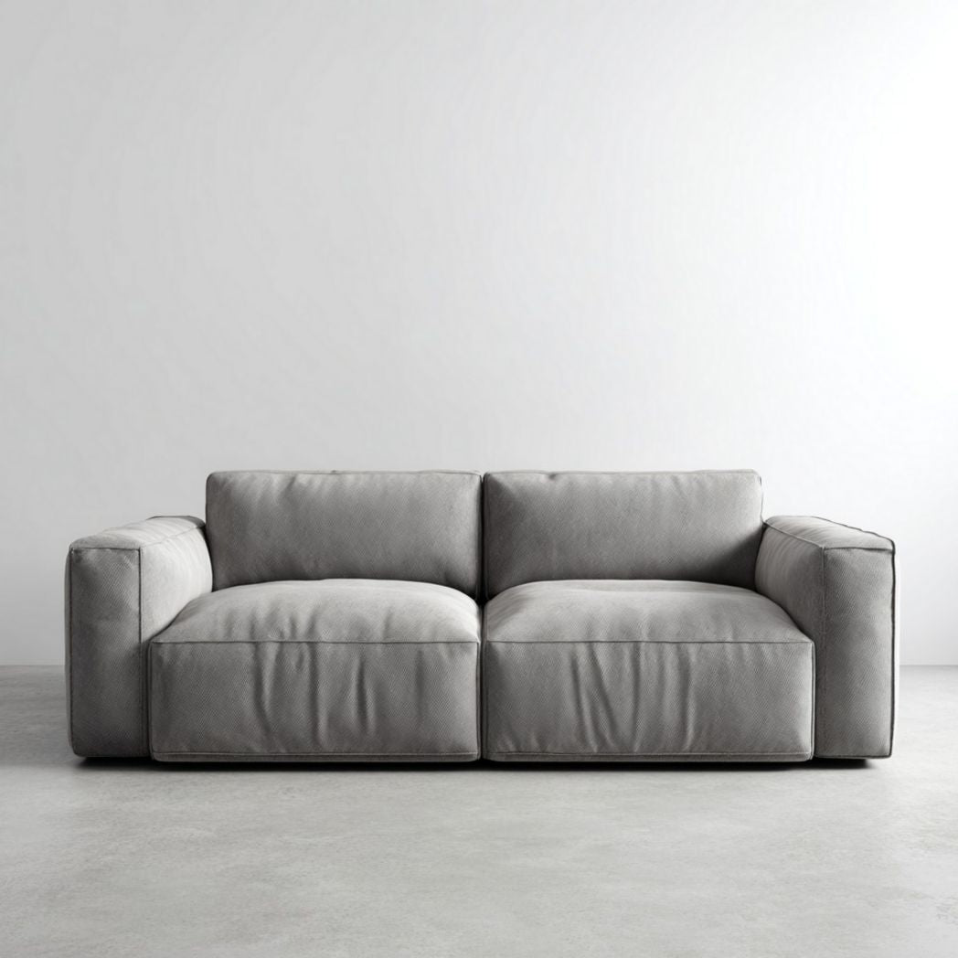 Modulair bankstel van stof voor de woonkamer - 200 x 90 x 80