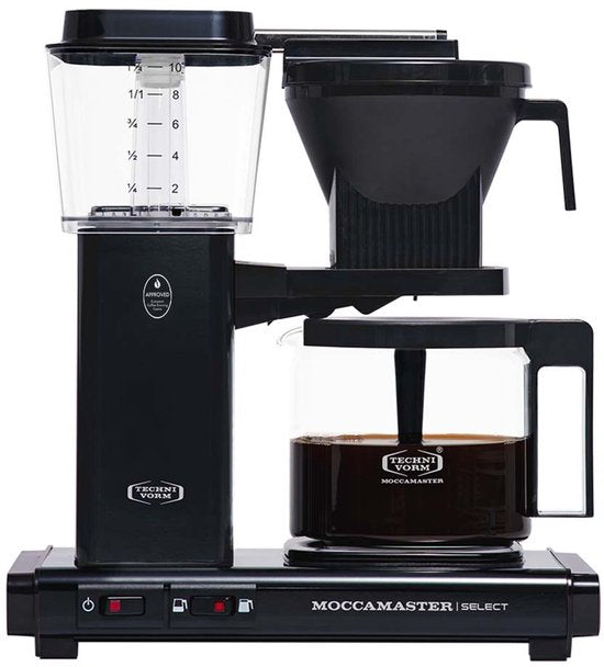 Moccamaster KBG Select - Filterkoffiezetapparaat - Black - 5 jaar garantie