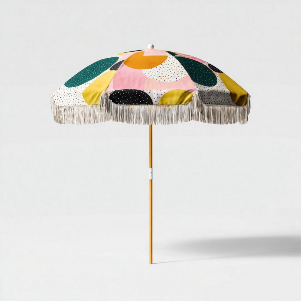 Parasol met een kleurrijk design voor buitengebruik - 170 x 170 x 200