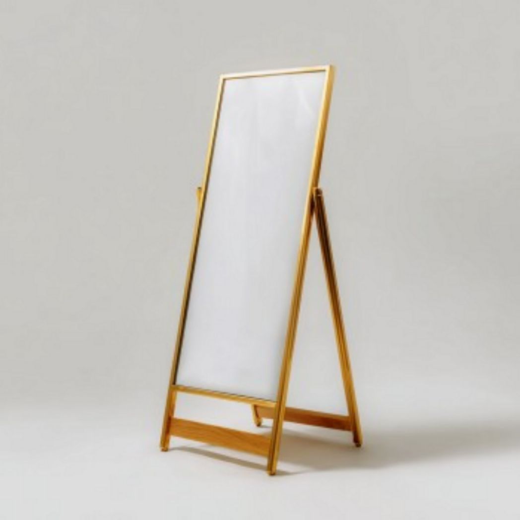 Staande spiegel van hout voor interieurdecoratie - 50 x 100 x 5