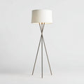 Vloerlamp met stoffen kap voor in de woonkamer - metaallegering - 30 x 30 x 150