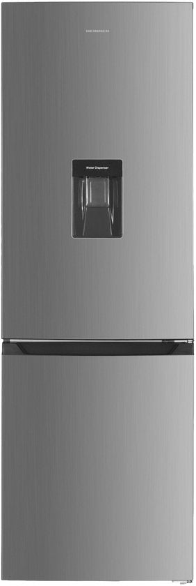 Heinner HCNF-HM291XWDE++ Koel-vriescombinatie met Waterdispenser – 291 L – Total No Frost – Elektronische Temperatuurregeling – Zilver – 5 Jaar Garantie(Antraciet)
