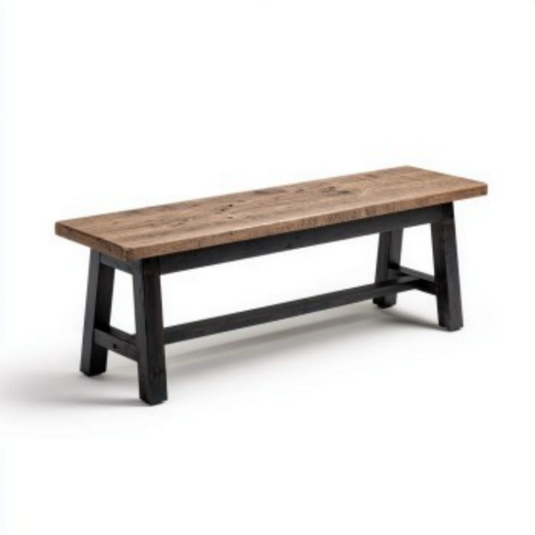 Houten bank voor in de tuin - 120 x 40 x 45