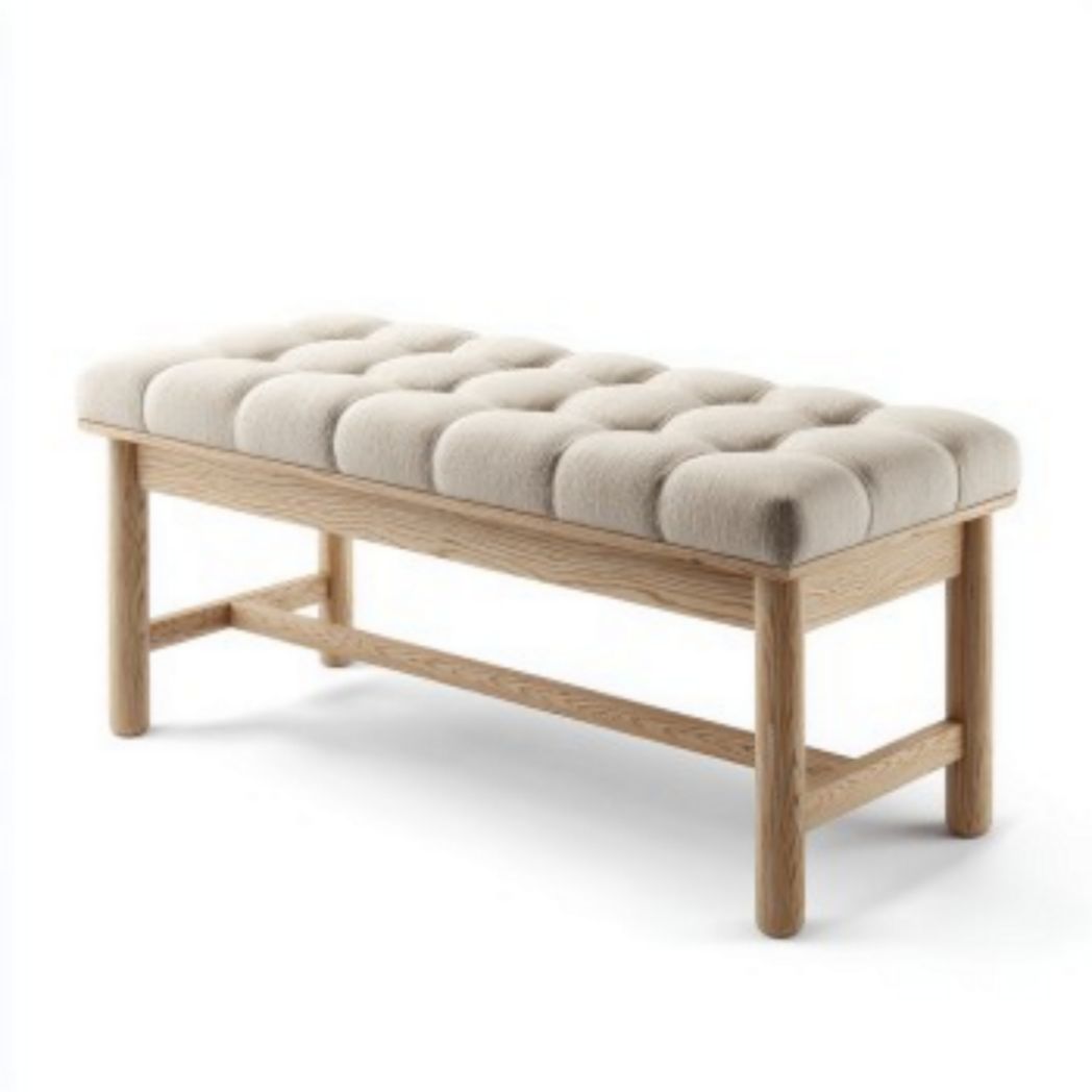 Bank van stof voor de hal - 120 x 45 x 40