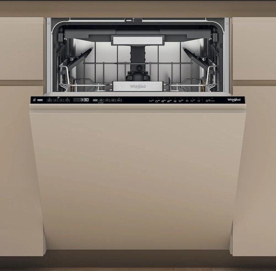 Whirlpool | W7IHP40LC | inbouw vaatwasser | Besteklade | Automatische deuropening - Zeer stille machine met 40 dB(A)!