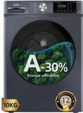 CHiQ CFL100-14586IM3XA - Wasmachine - 10 KG - Space Pro - A-30% - 16 programma's - AI Smart - Stoomwassen  Quick Wash - 12 jaar garantie op motor(Grijs)