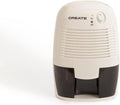 Compacte Mini Luchtontvochtiger 500ml met Stille Werking en LED-Display