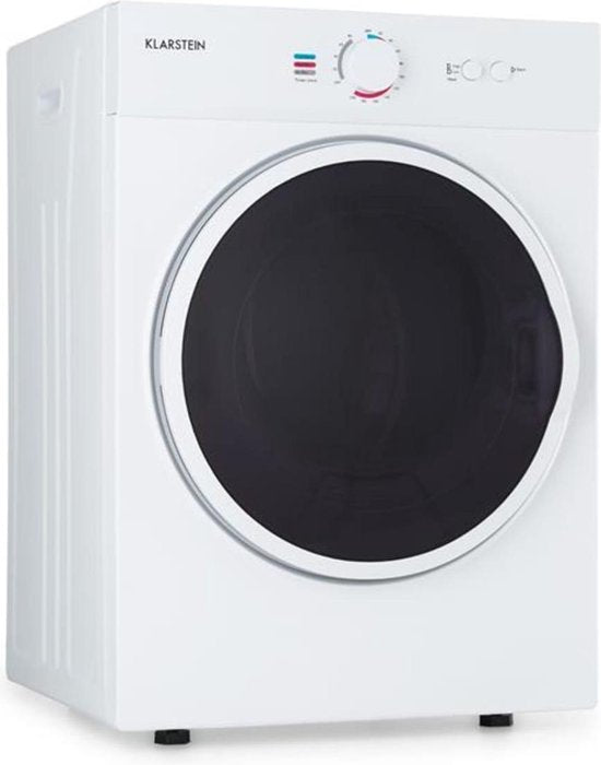 Klarstein Jet Set Wasdroger - Luchtafvoer droger - 1020W - EEK C - 3 kg - 50cm - Zwart(Wit)