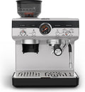 Krups Precision XP801T10 - Pistonmachine - Ingebouwde bonenmaler - 3,5L Waterreservoir - RVS