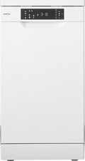 Inventum VVW4530AW smalle vaatwasser - 10 couverts - 45 cm breed - Bestekmand - 6 programma’s - Startuitstel - Energielabel D - Vrijstaand - Wit