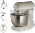 Ariete 1588/04 - Vintage keukenmachine - 5.5 liter - 3 accessoires - 2400 Watt - 7 snelheden - Groen(Beige)